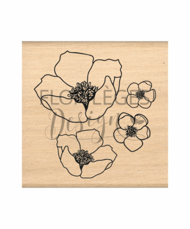 Florilèges Design - Collezione GINKGO - Timbro in legno -  FLEURS À MARIE