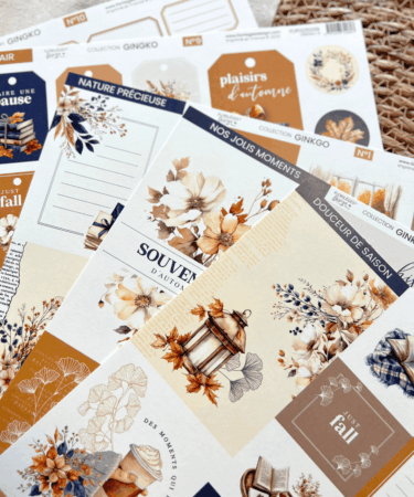 Alternative view of Florilèges Design - Collezione GINKGO - Kit créatif 12 cartes