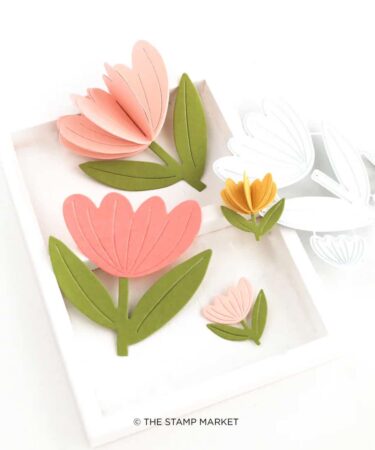 Alternative view of THE STAMP MARKET - JOYFUL BLOOMS DIES