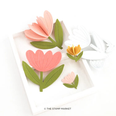 Alternative view of THE STAMP MARKET - JOYFUL BLOOMS DIES