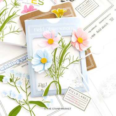 Alternative view of THE STAMP MARKET - COSMOS PETALS DIE