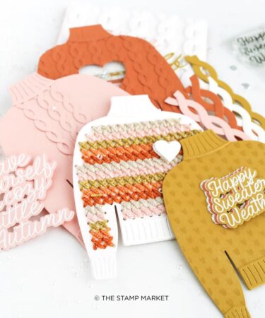 Alternative view of THE STAMP MARKET - STITCH A SWEATER DIE