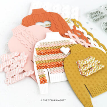 Alternative view of THE STAMP MARKET - STITCH A SWEATER DIE
