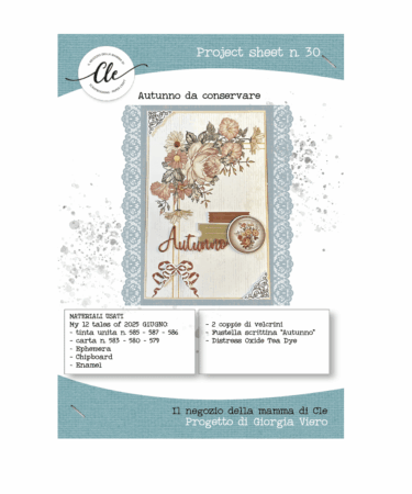 IL NEGOZIO DELLA MAMMA DI CLE -PROJECT SHEET 30 - FOLIO AUTUNNO DA CONSERVARE DI GIORGIA VIERO