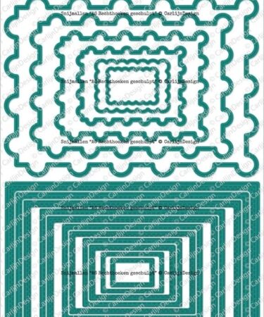 CarlijnDesign Dies A6 Rechthoeken Geschulpt