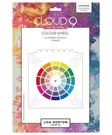 Lisa Horton Crafts Ink School Layering Stencils -Colour Wheel