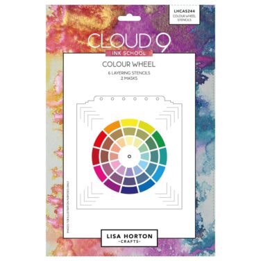 Lisa Horton Crafts Ink School Layering Stencils -Colour Wheel