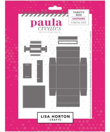 Lisa Horton Crafts Paula Creates Die Set -Thrifty Box