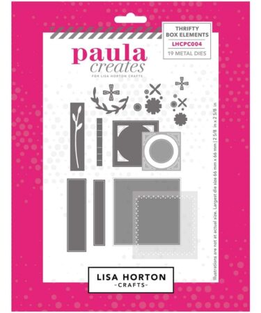 Lisa Horton Crafts Paula Creates Die Set - Thrifty Box Elements