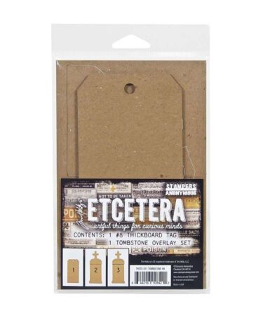 Tim Holtz Etcetera #8 Tag - Tombstone #8