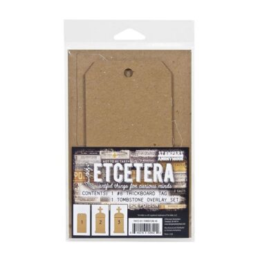 Tim Holtz Etcetera #8 Tag - Tombstone #8