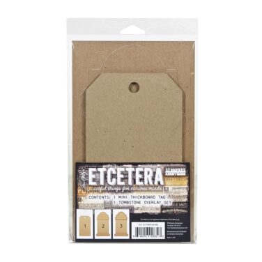 Tim Holtz Etcetera Tombstone Overlay - MINI