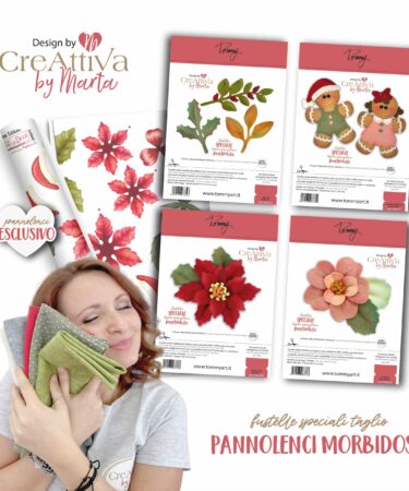 TOMMY ART - Bundle I love pannolenci + 4 nuove fustelle speciali 1 corso online con Tommy e Marta