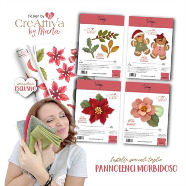 TOMMY ART - Bundle I love pannolenci + 4 nuove fustelle speciali 1 corso online con Tommy e Marta