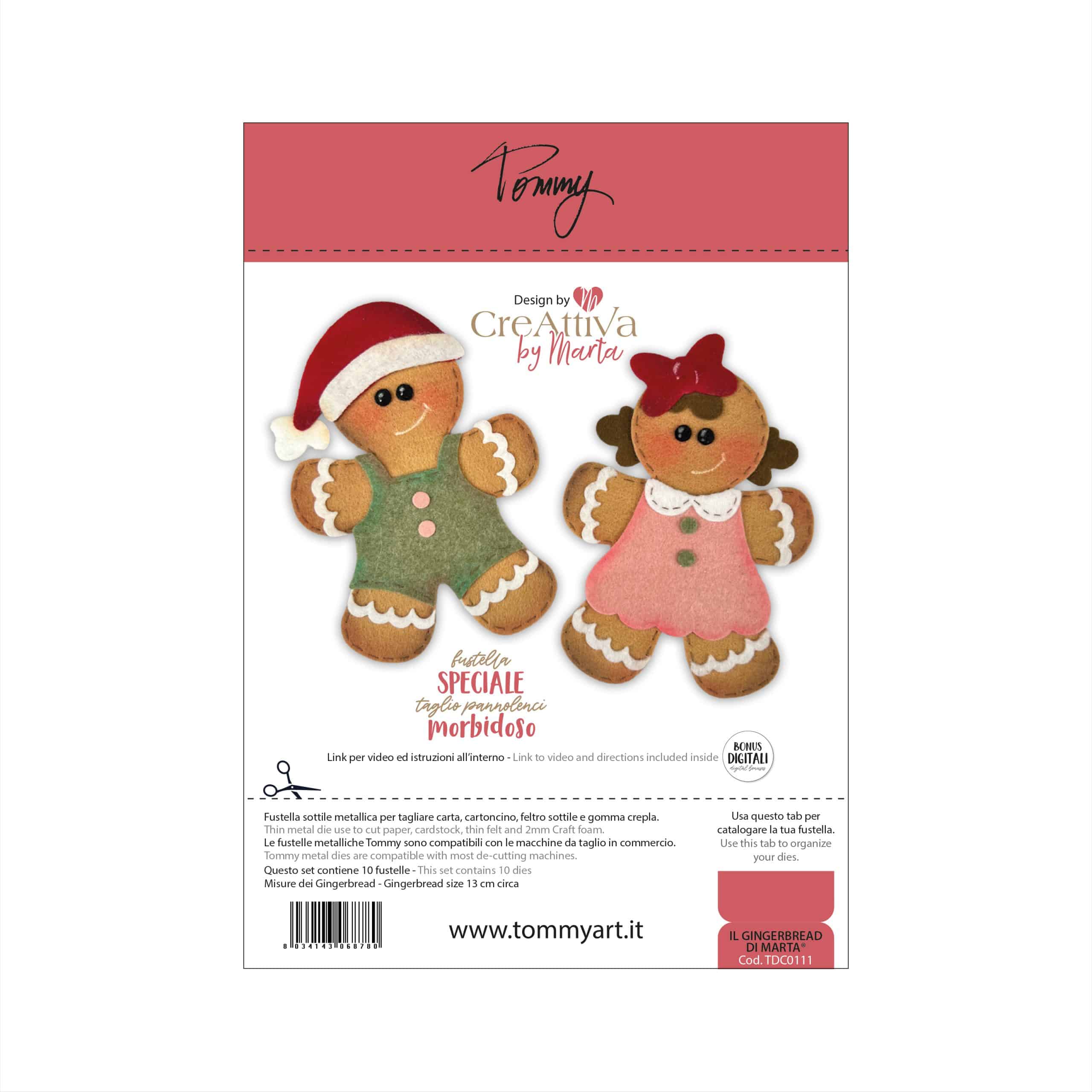 TOMMY ART - Tommy fustella – Il gingerbread di Marta® design by Creattiva by Marta