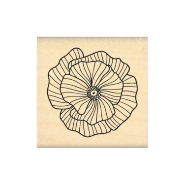 Florilèges Design - Collezione Ginkgo - timbro in legno - FLEUR LÉGÈRE