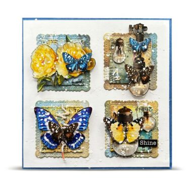 Alternative view of AALL & CREATE   - A4 Design Paper - Dandelion Haze #PA-40