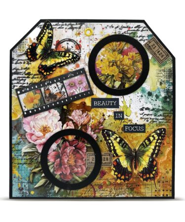 Alternative view of AALL & CREATE  - #RO-24 - A5 Rub-Ons - Zesty Blossoms