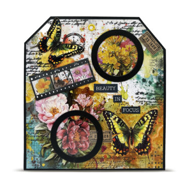 Alternative view of AALL & CREATE  - #RO-24 - A5 Rub-Ons - Zesty Blossoms