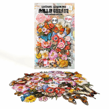 AALL & CREATE  - Ephemera Die-Cuts - Sunblush Garden #EP-89