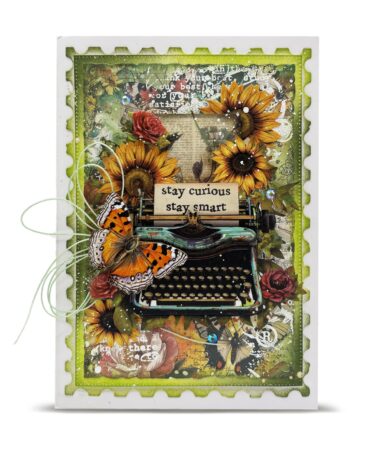 Alternative view of AALL & CREATE   - A6 Design Paper - Florabella Fantasia #PA-42