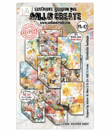AALL & CREATE   - A6 Design Paper - Florabella Fantasia #PA-42