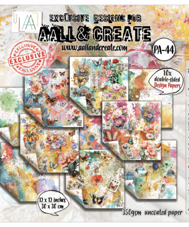 AALL & CREATE   - 12 x 12 (inch) Design Paper - Canvas Play #PA-44