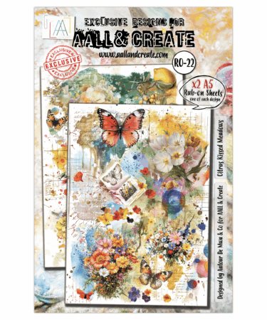 AALL & CREATE  - #RO-22 - A5 Rub-Ons - Citrus Kissed Meadows