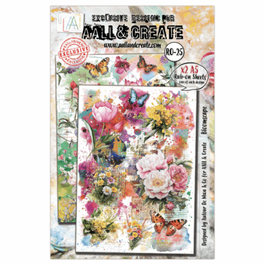 AALL & CREATE - #RO-25 - A5 Rub-Ons - Bloomscape