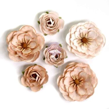Alternative view of Prima Marketing - Collezione Bewitched - Paper Flowers 6/PkgPumpkin Dust