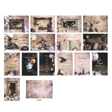 Prima Marketing - Collezione Bewitched - 4x6 Journaling Cards 45/Pkg