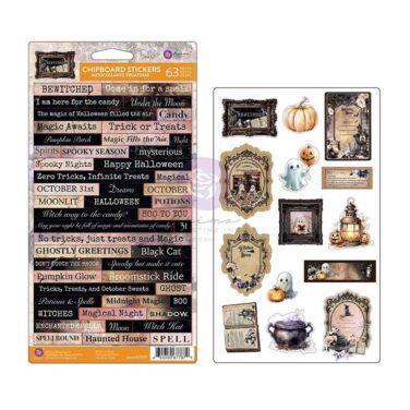 Prima Marketing - Collezione Bewitched - Chipboard Stickers 63/Pkg
