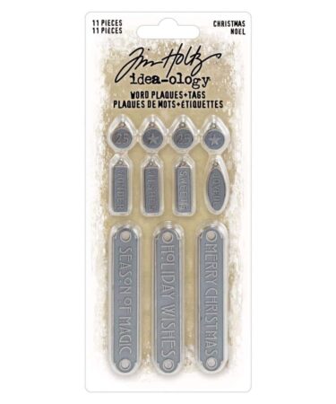 Tim Holtz Idea-Ology - xWord Plaques + Tags
