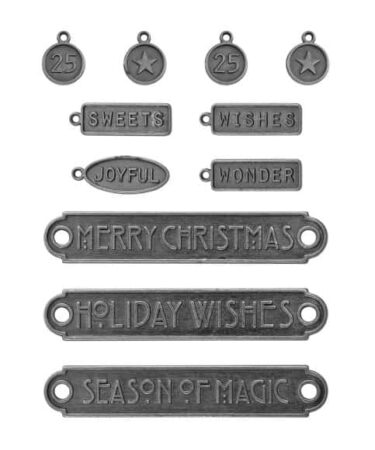 Alternative view of Tim Holtz Idea-Ology - xWord Plaques + Tags