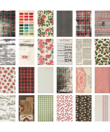 Alternative view of Tim Holtz Idea-Ology Backdrops Double-Sided Cardstock -Backdrops