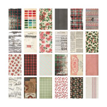 Alternative view of Tim Holtz Idea-Ology Backdrops Double-Sided Cardstock -Backdrops