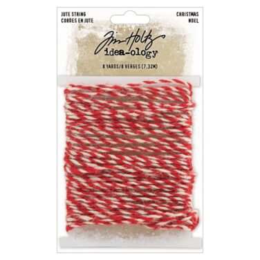 Tim Holtz Idea-Ology Jute String - Christmas