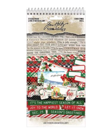 Tim Holtz Christmas Idea-ology -Sticker Book