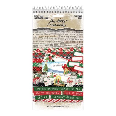 Tim Holtz Christmas Idea-ology -Sticker Book