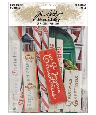 Tim Holtz Idea-Ology Baseboard Frames -Christmas