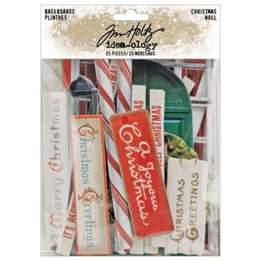 Tim Holtz Idea-Ology Baseboard Frames -Christmas