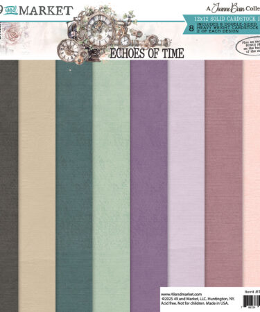 49 and Market- Collezione Echoes of Time - 12 x12 Solids Collection Pack