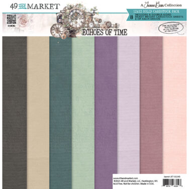 49 and Market- Collezione Echoes of Time - 12 x12 Solids Collection Pack