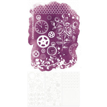 Alternative view of 49 and Market- Collezione Echoes of Time - Irresistible Times 6x12 Rub-on Transfer Set