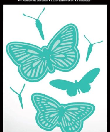 ARDEN CREATIVE STUDIO - Collezione Laurel Grove  Maker Series Craft Die Set Winged Essentials