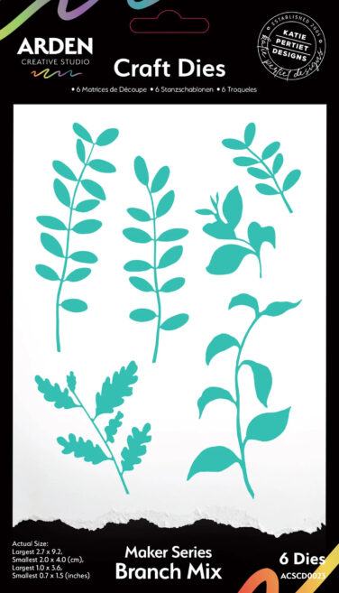 ARDEN CREATIVE STUDIO - Collezione Laurel Grove  Maker Series Craft Die Set Branch Mix
