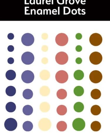ARDEN CREATIVE STUDIO - Collezione Laurel Grove  Enamel Dots (54pcs)