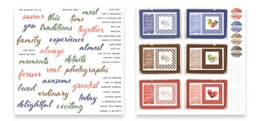 Alternative view of ARDEN CREATIVE STUDIO - Collezione Laurel Grove  Page Makers Ephemera Pack (80pcs)