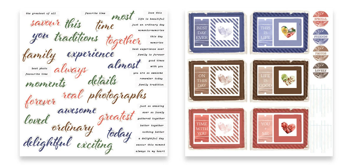 ARDEN CREATIVE STUDIO - Collezione Laurel Grove Page Makers Ephemera Pack (80pcs) - immagine 2