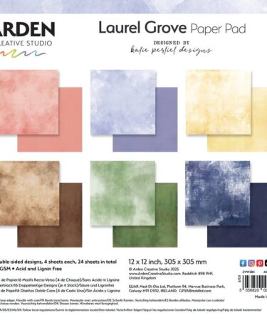 ARDEN CREATIVE STUDIO - Collezione Laurel Grove  Solids 12x12 Inch Paper Pad